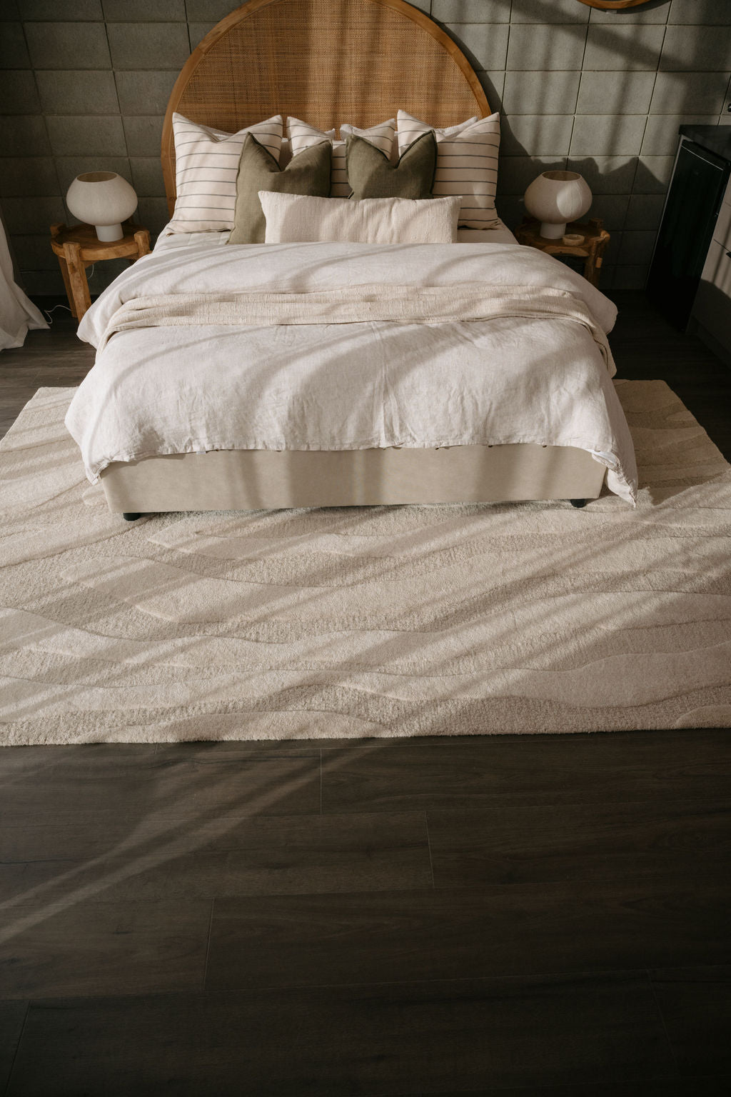 Shoreline Sand Rug in Oat