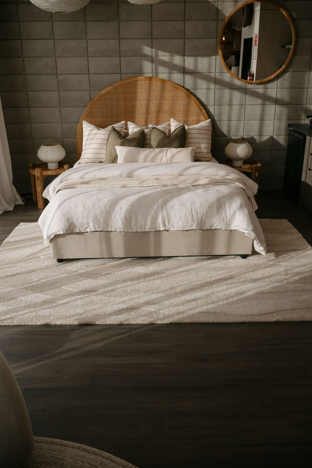 Shoreline Sand Rug in Oat