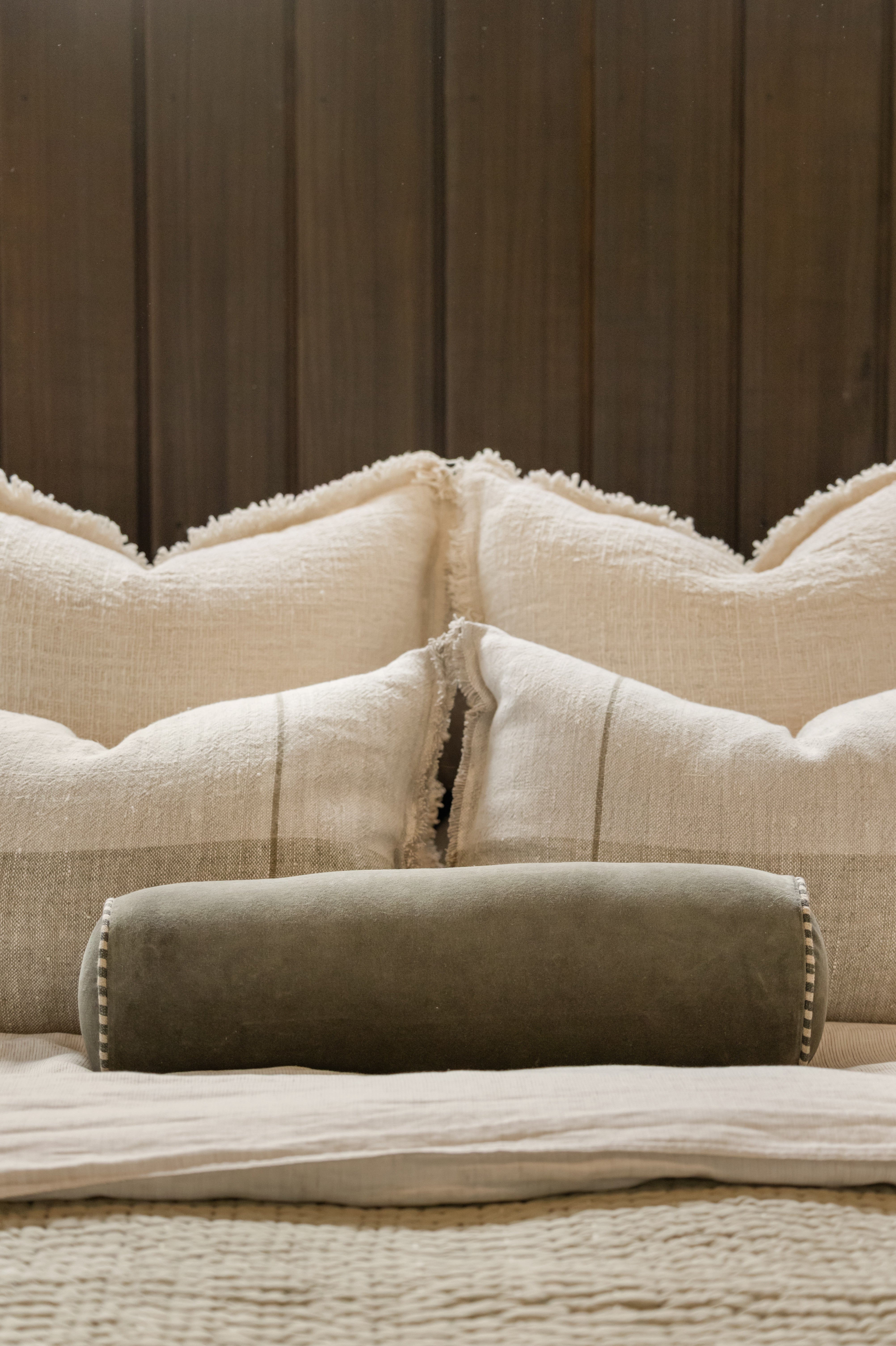 Elliot Thyme Bolster Cushion