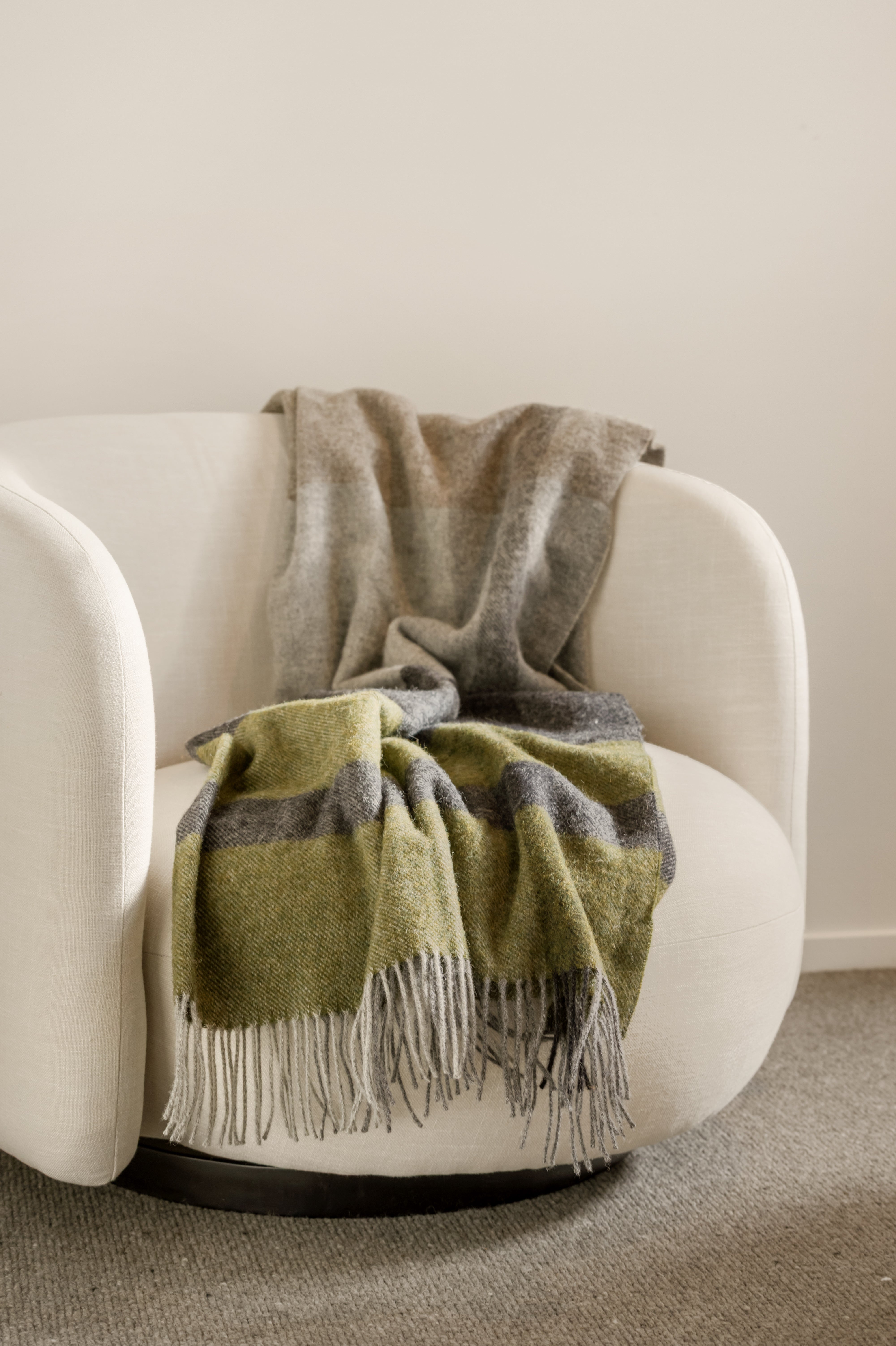 Baya Brunswick Olive Throw