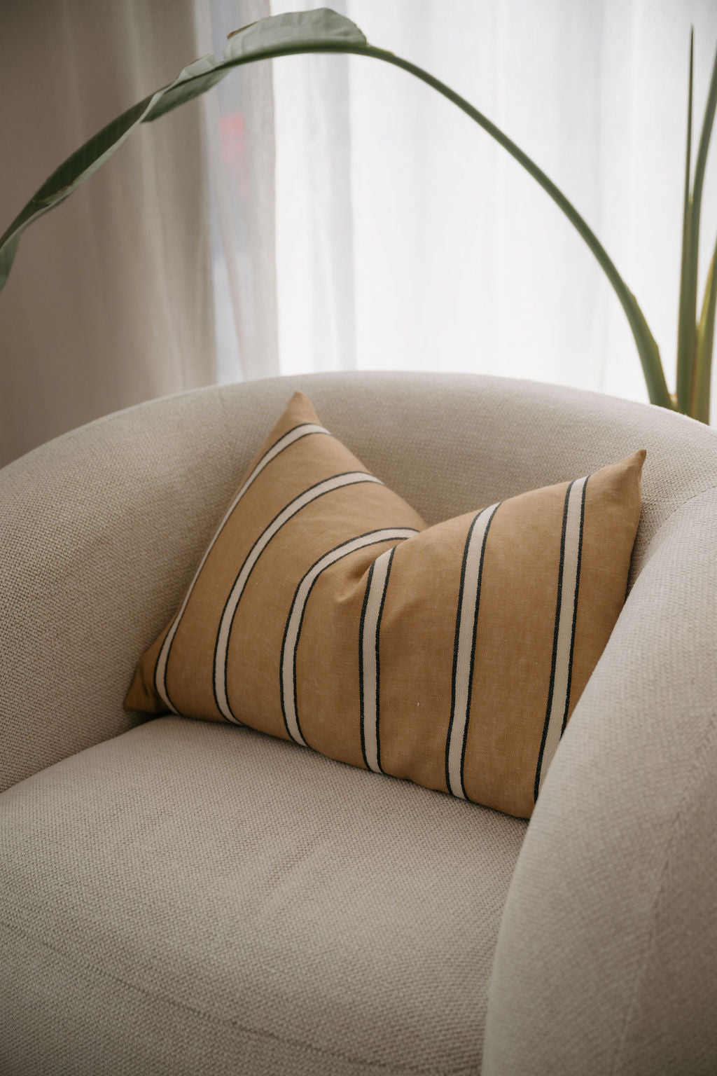 Vinnie Lumbar Cushion in Manuka