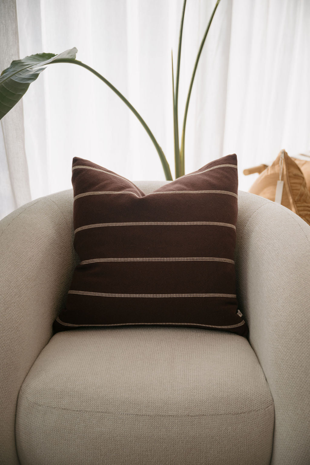 Juno Cushion in Mulberry