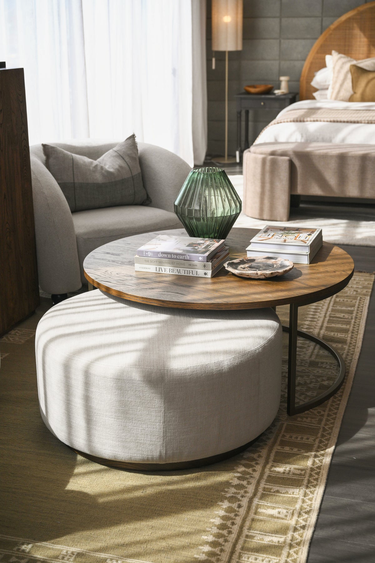 Remi Nesting Set Coffee Table + Ottoman