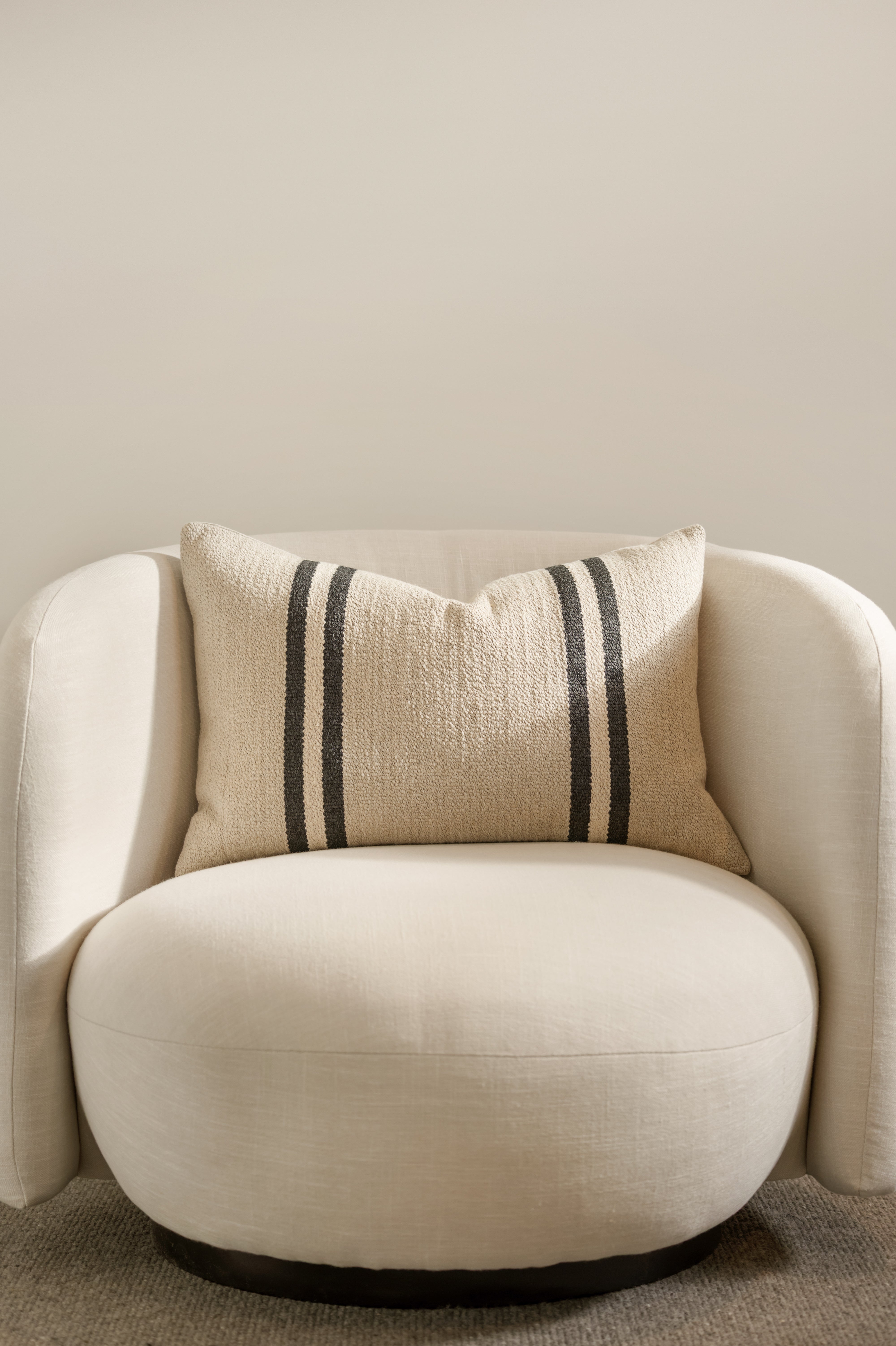 Mila Lumbar Cushion in Oyster