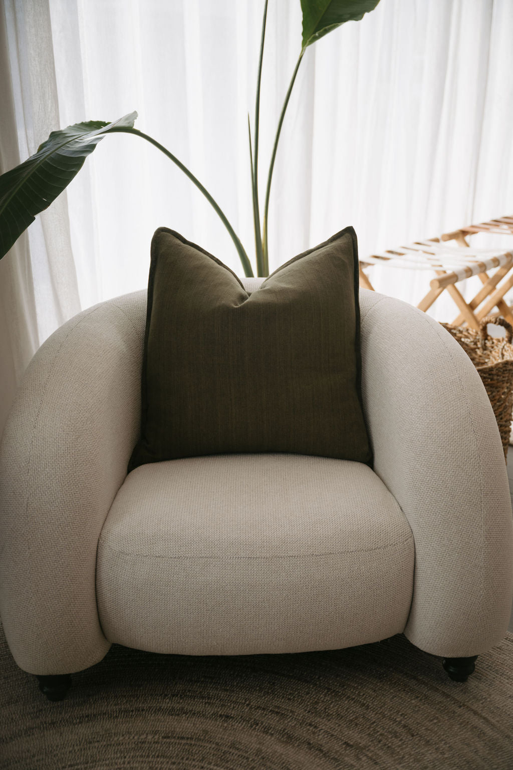 Cassia Cushion in Military