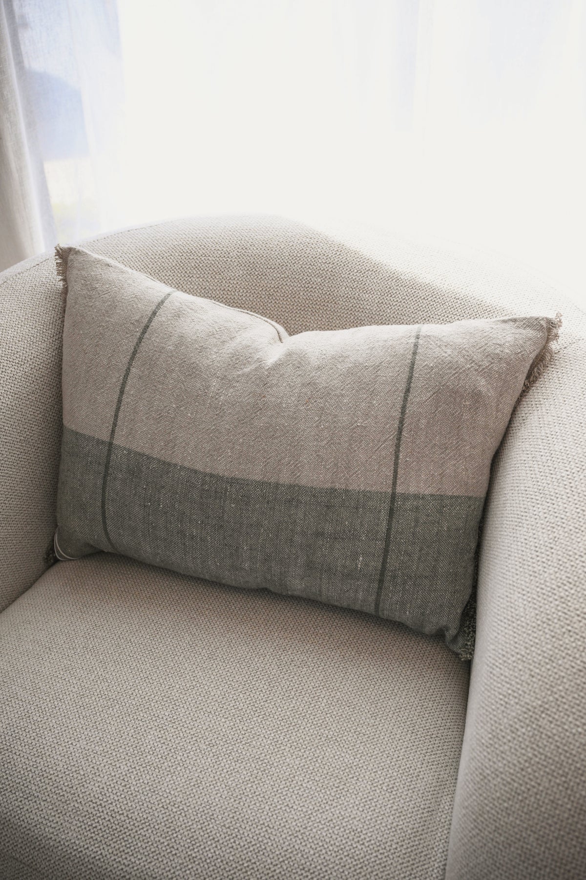 Oliver Cushion in Sage