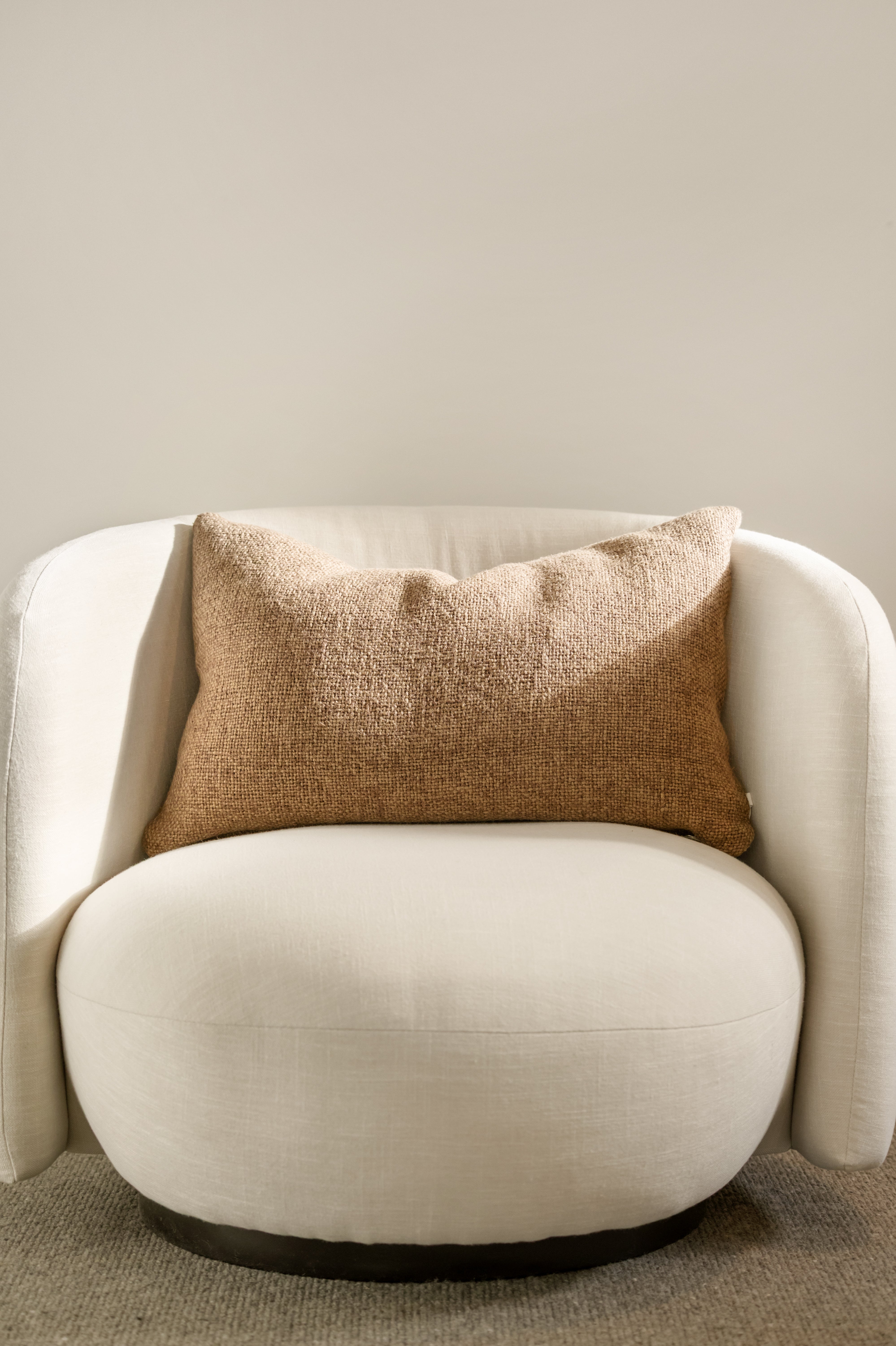 Cyprian Cocoa Lumbar Cushion