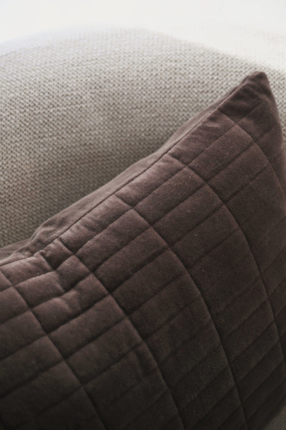 Turner Cushion in Chocolate