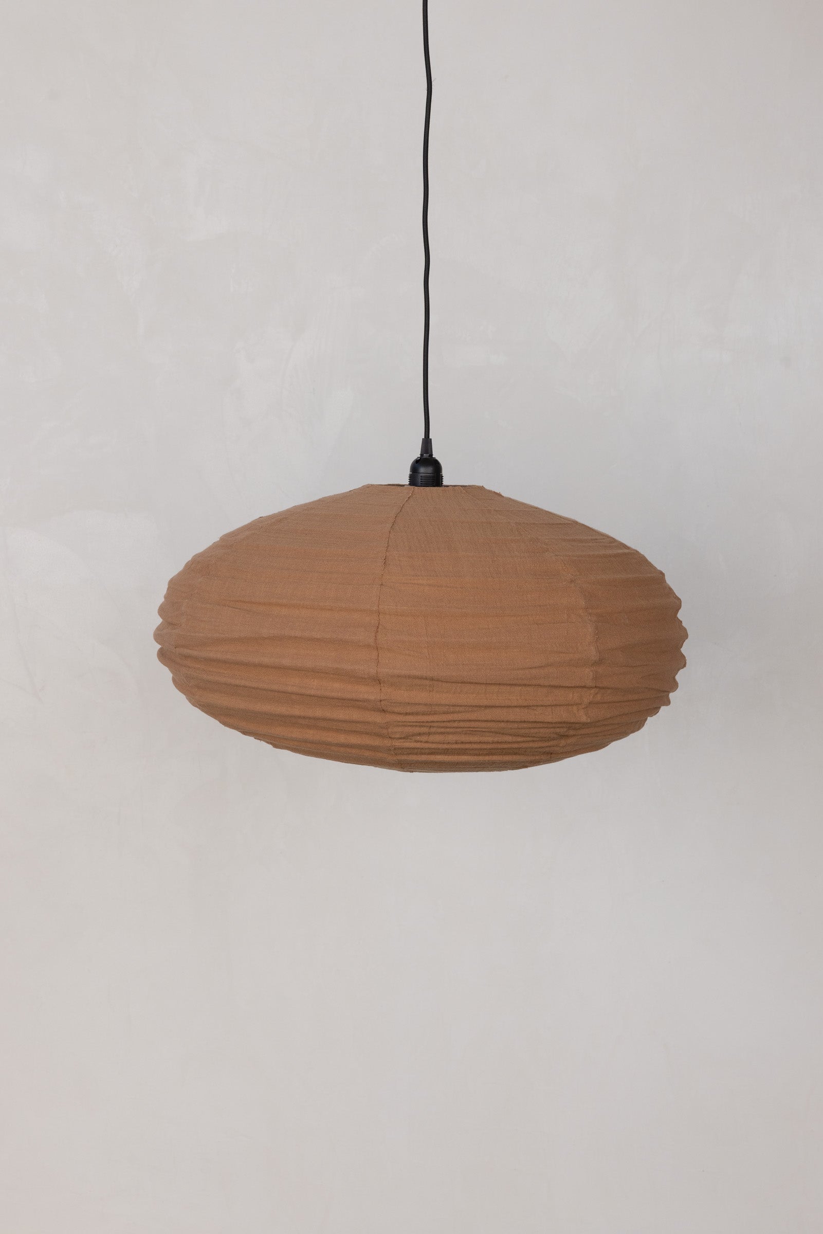 Oval 60cm Lantern — Almond