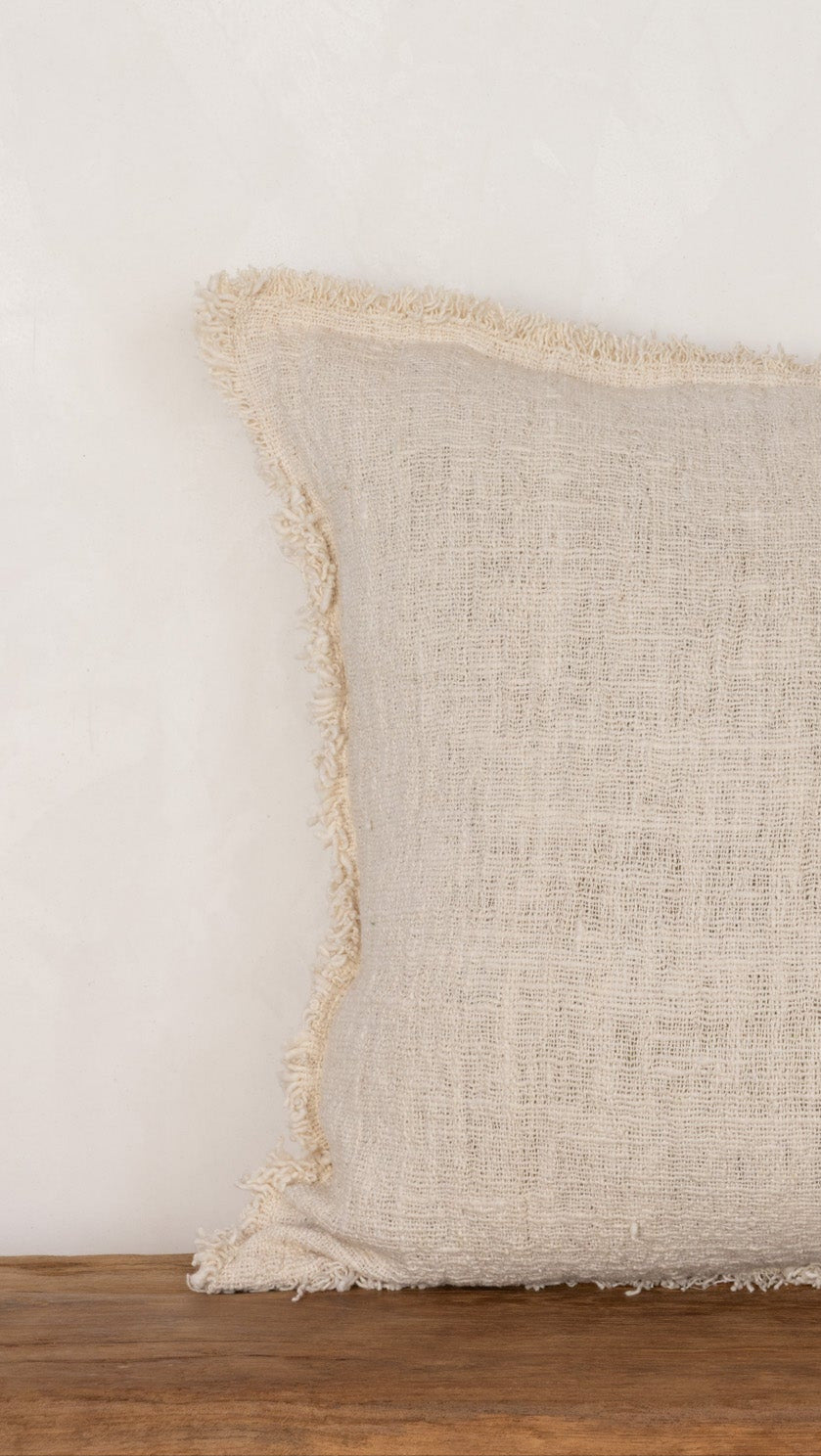 Oak Fringe Cushion Cover