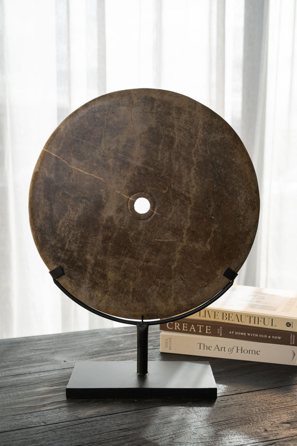 Earth Eternity Stone On Stand - DIA: 40cm