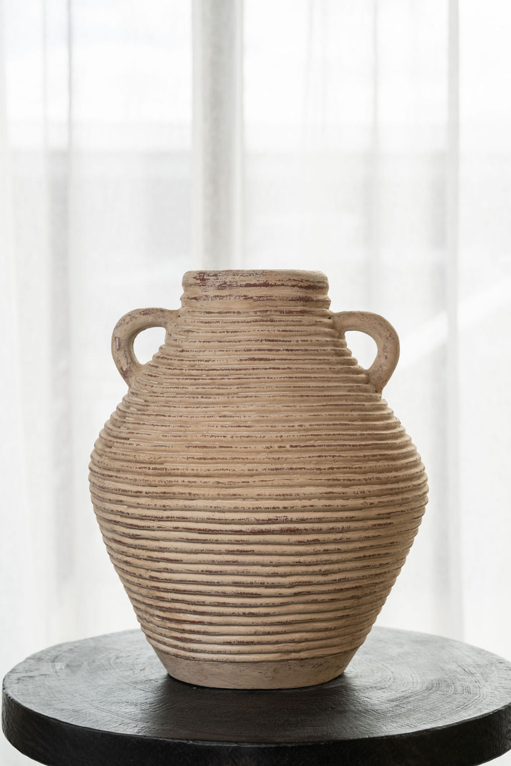 Ribbed Artisan Pot