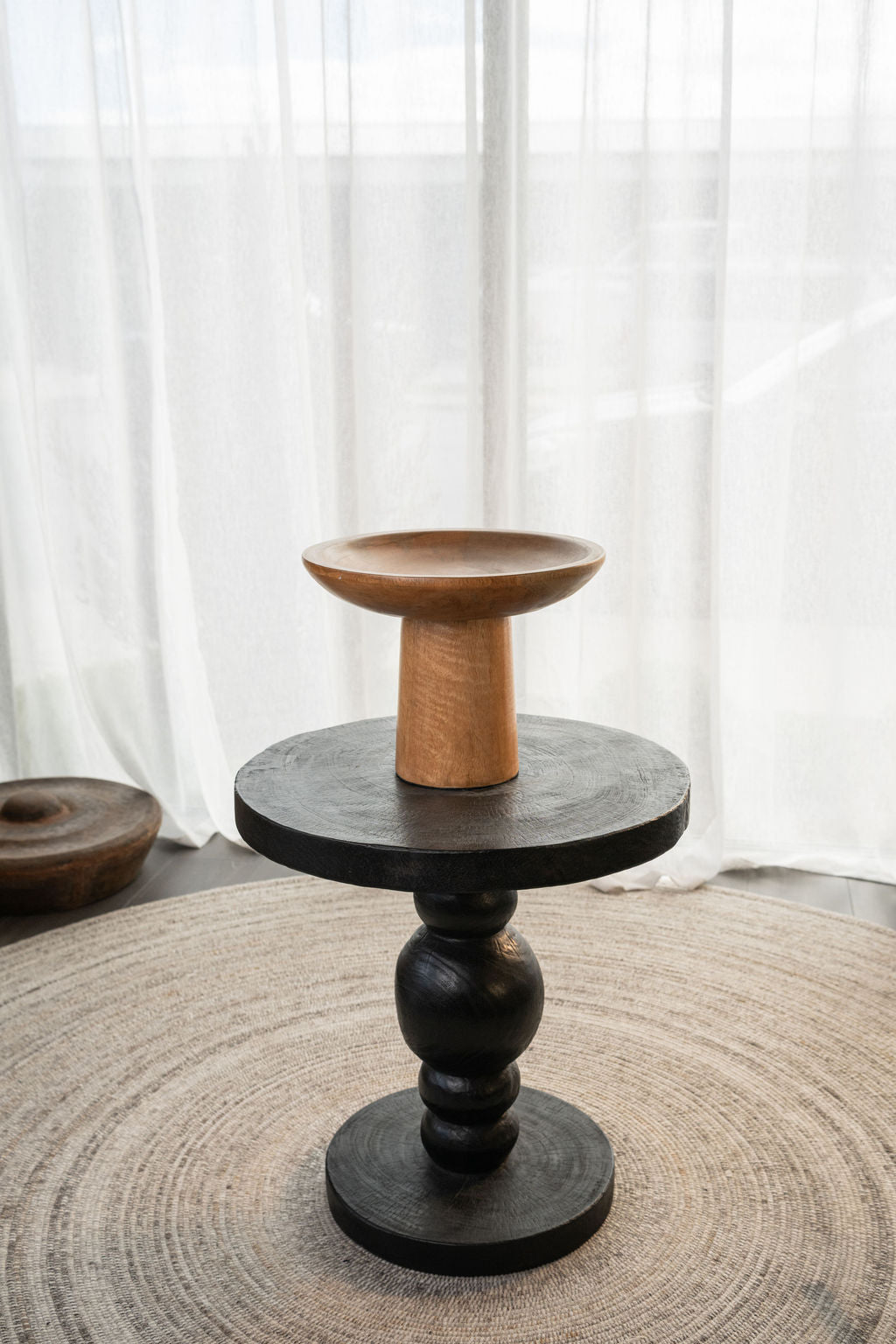 Dulang Pedestal Bowl Natural