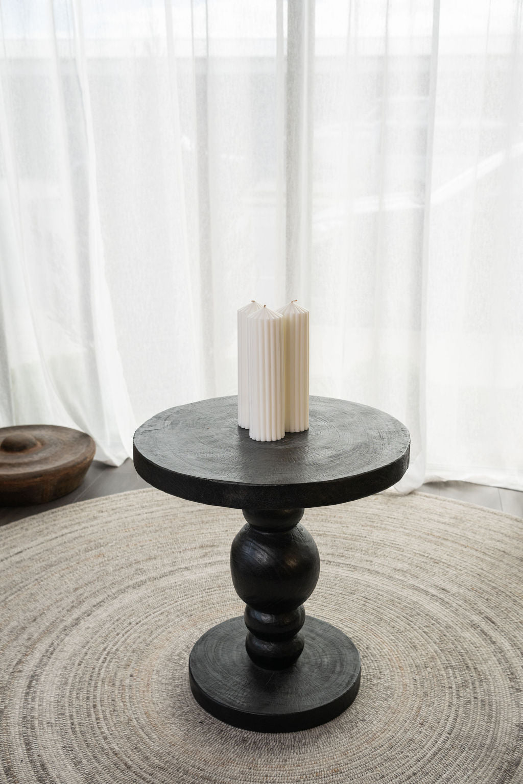 Grooved Pillar Candle