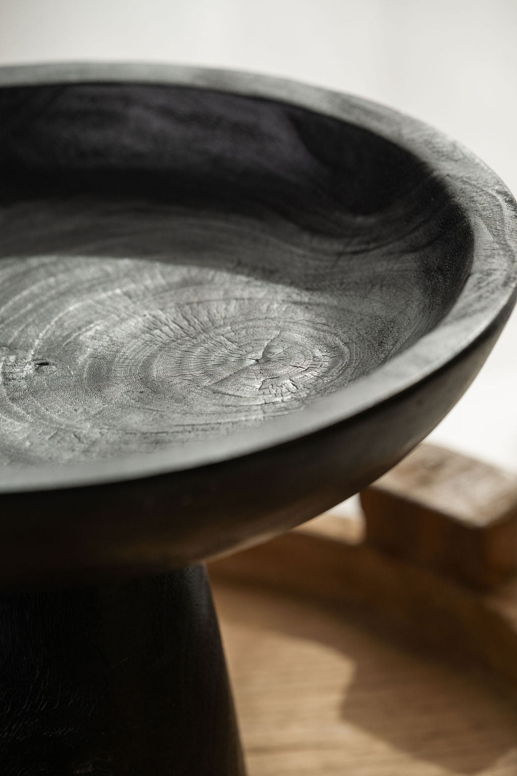 Dulang Pedestal Bowl Black