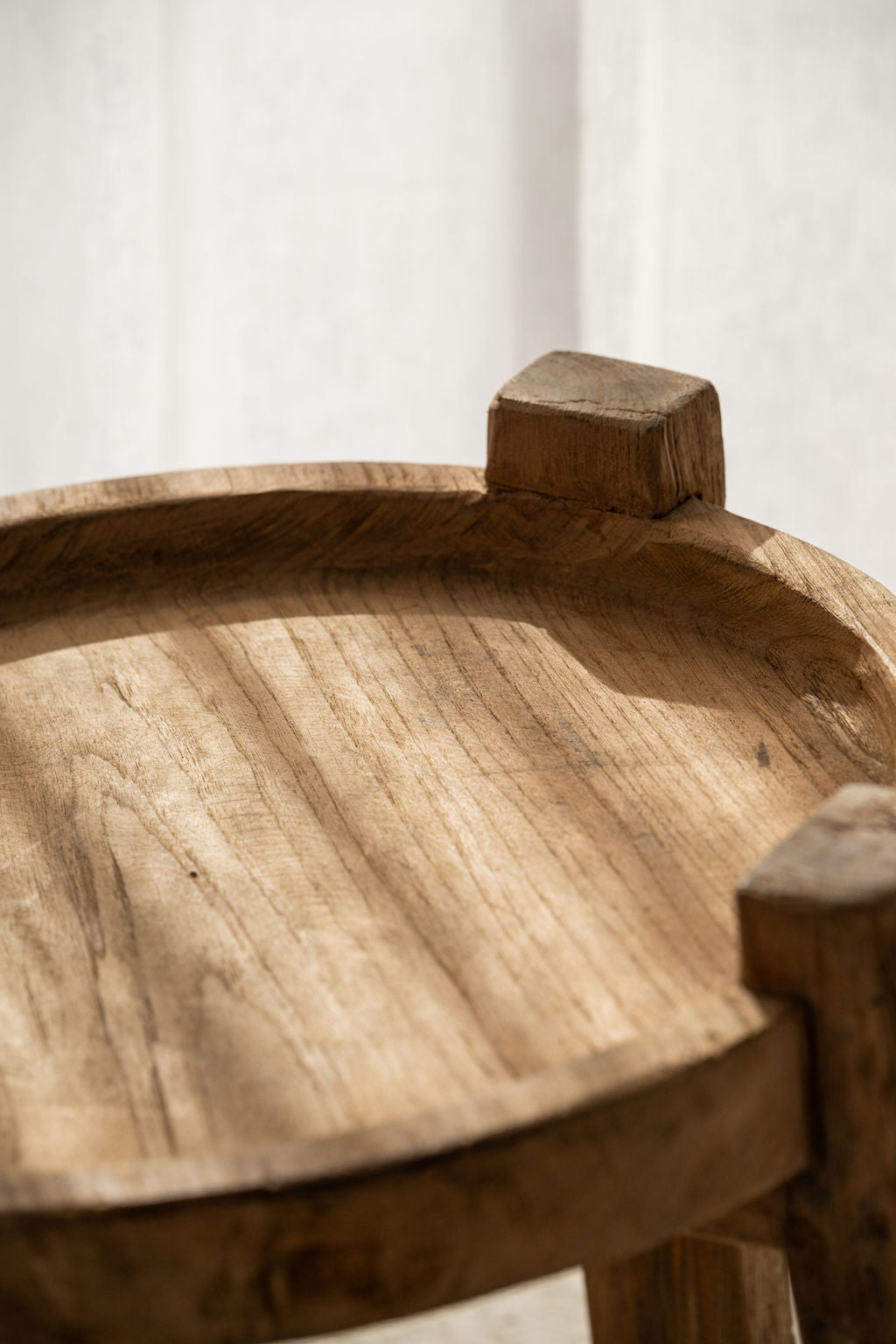 Rumi Reclaimed Teak Side Table - Natural