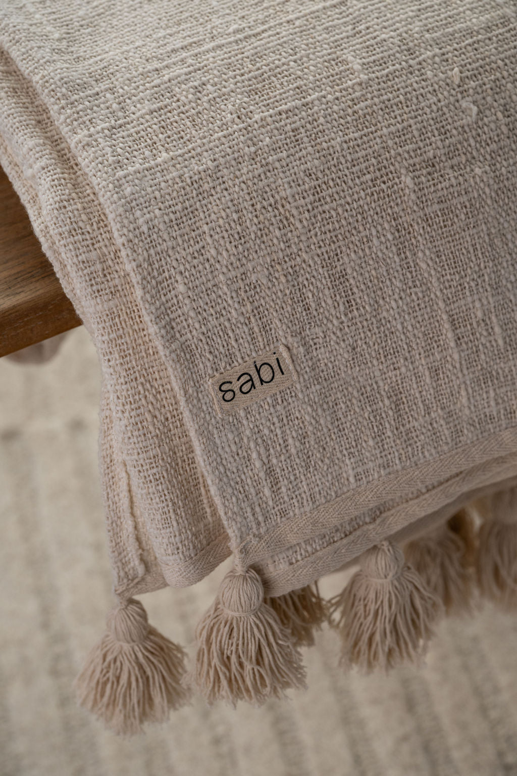 Wren Natural Cotton Throw