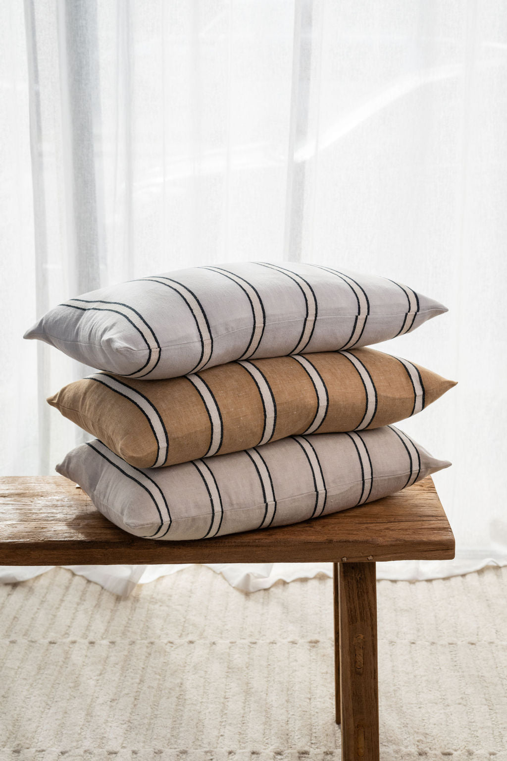 Vinnie Lumbar Cushion in Glacier