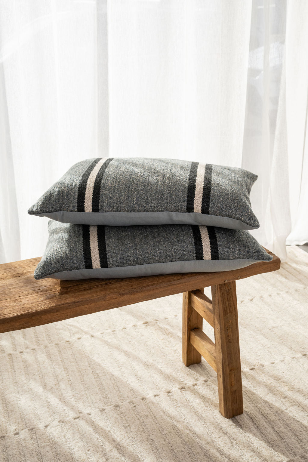 Mila Lumbar Cushion in Horizon