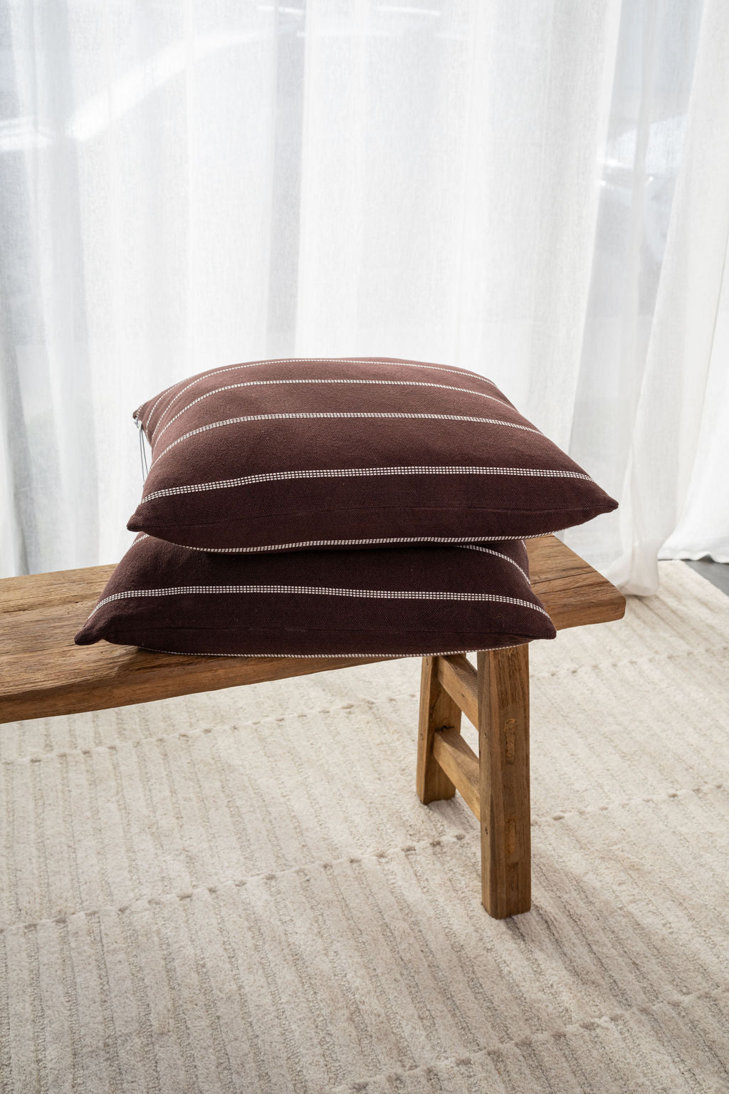 Juno Cushion in Mulberry