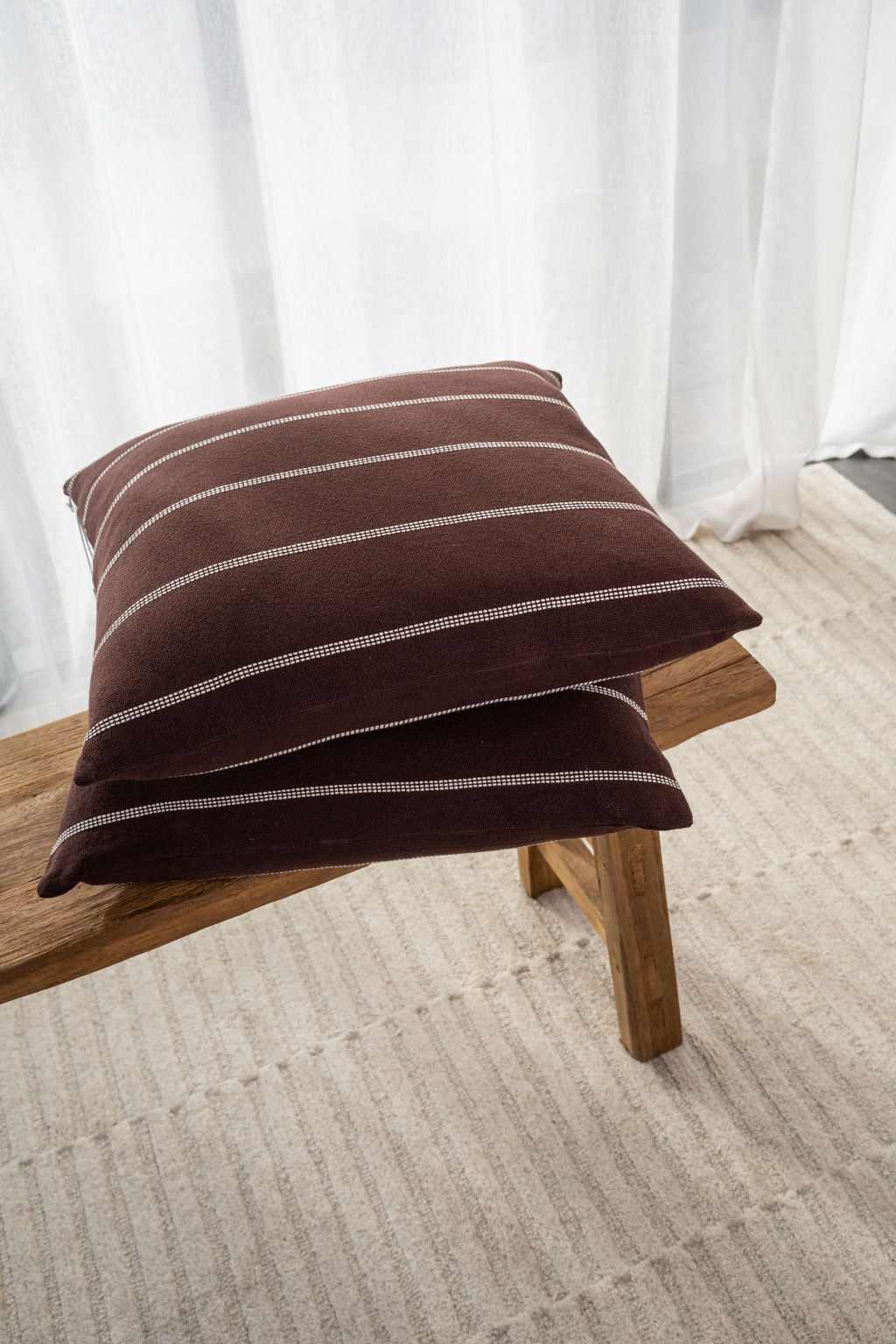 Juno Cushion in Mulberry