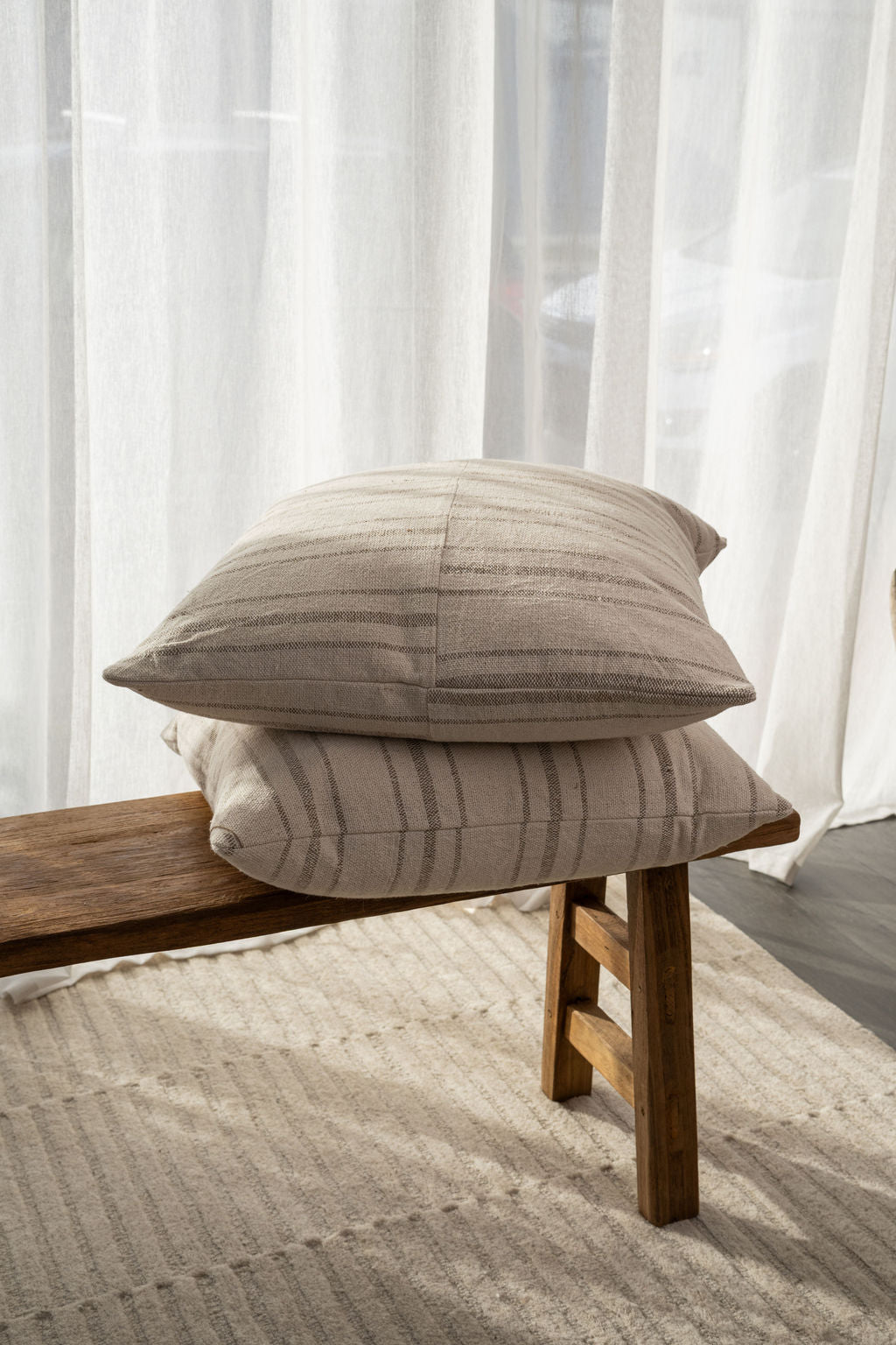 Abbott Cushion in Ecru