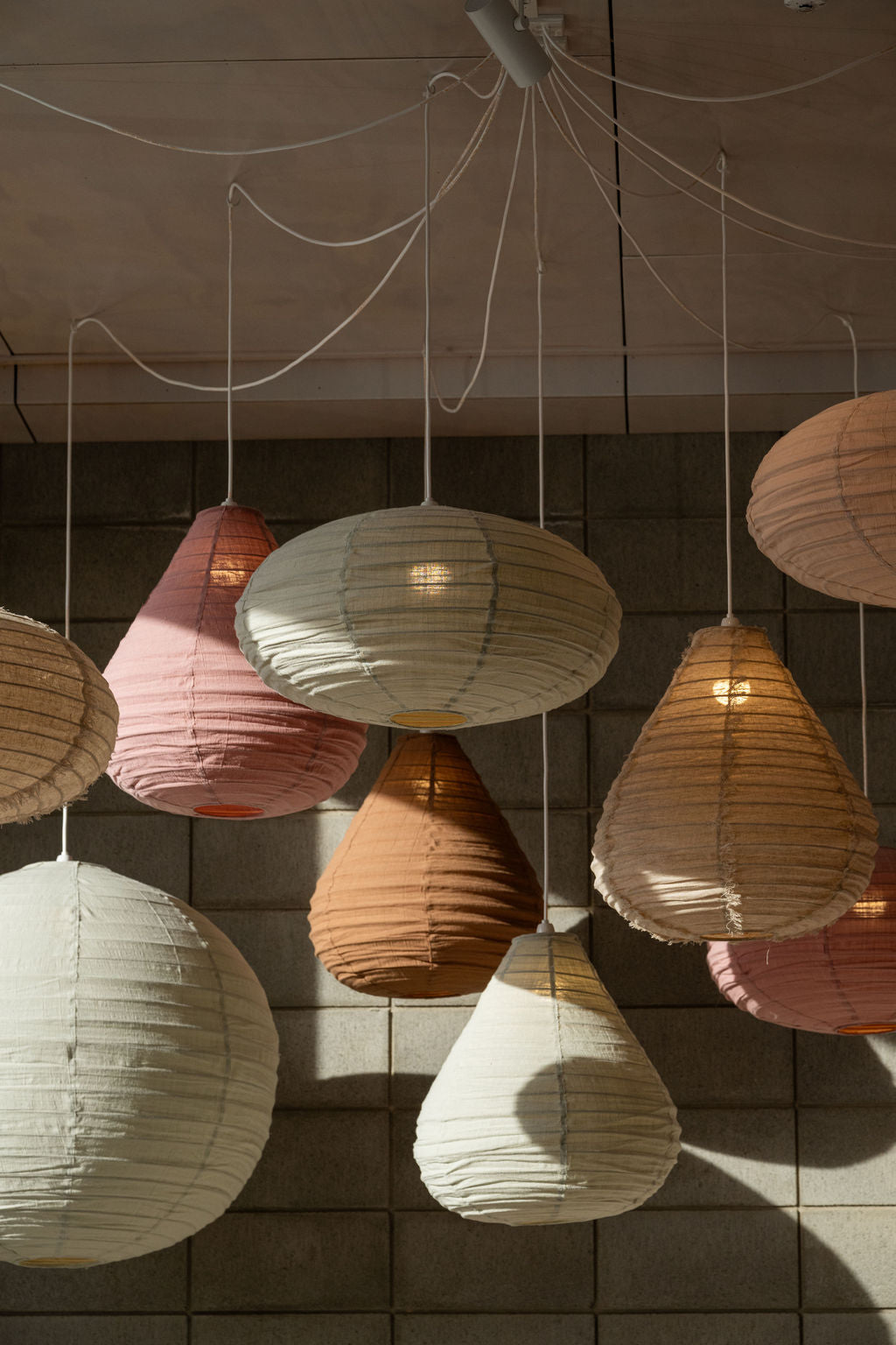 Tear Drop Lantern — Almond