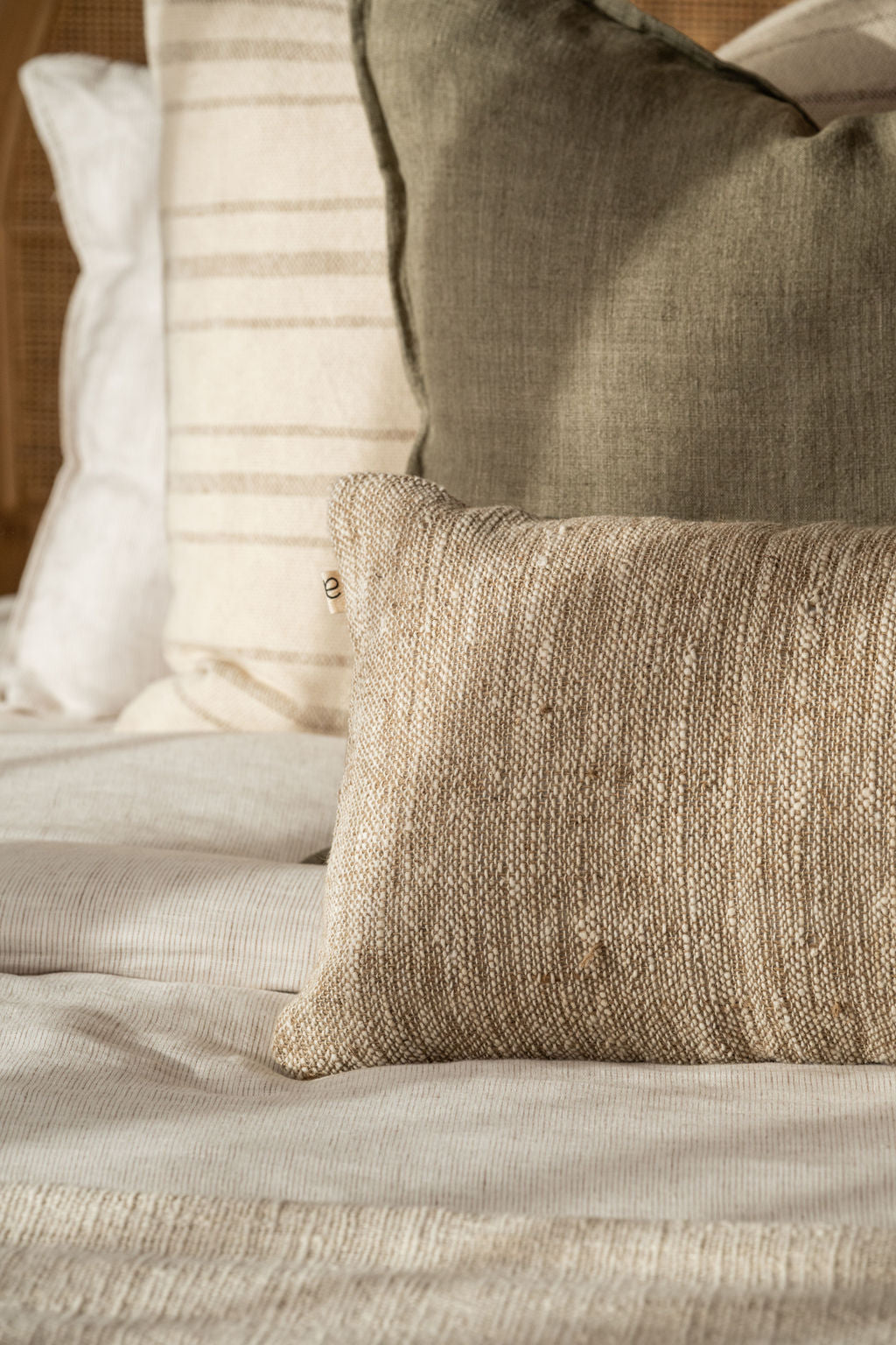 Alpine Lodge Lumbar Cushion in Sand