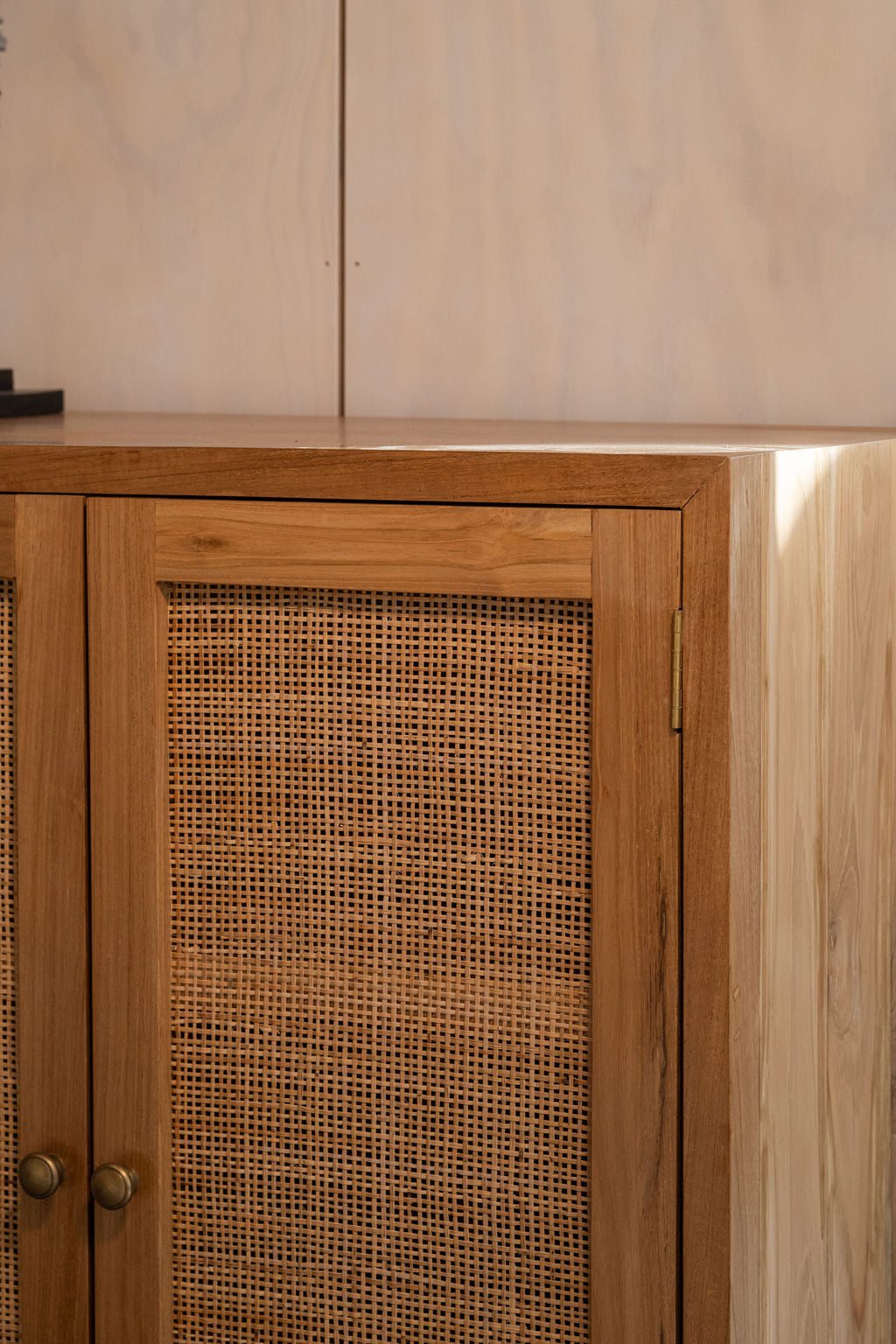 Sana Rattan Weave Cabinet 80cm