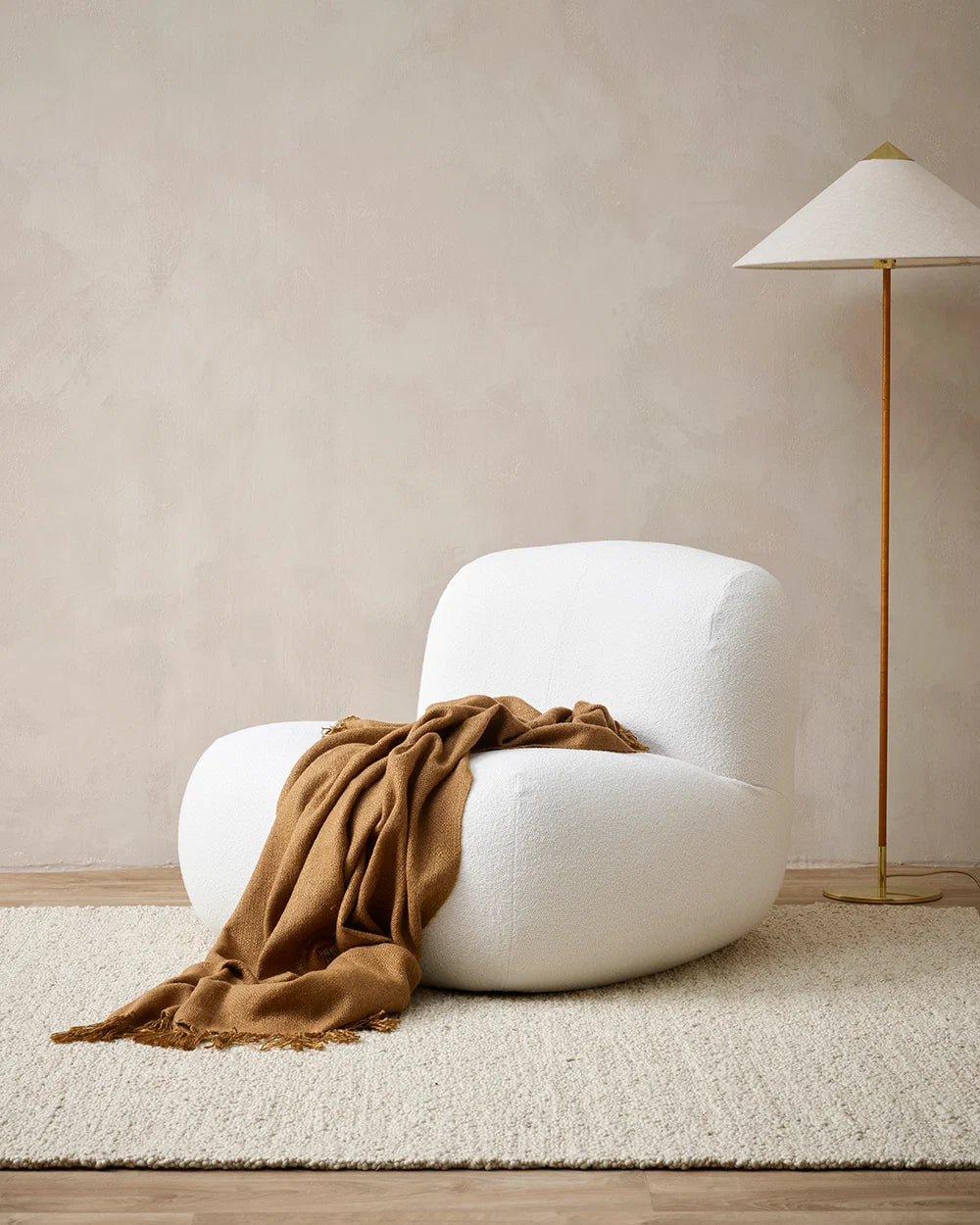 Richmond Throw in Cinnamon