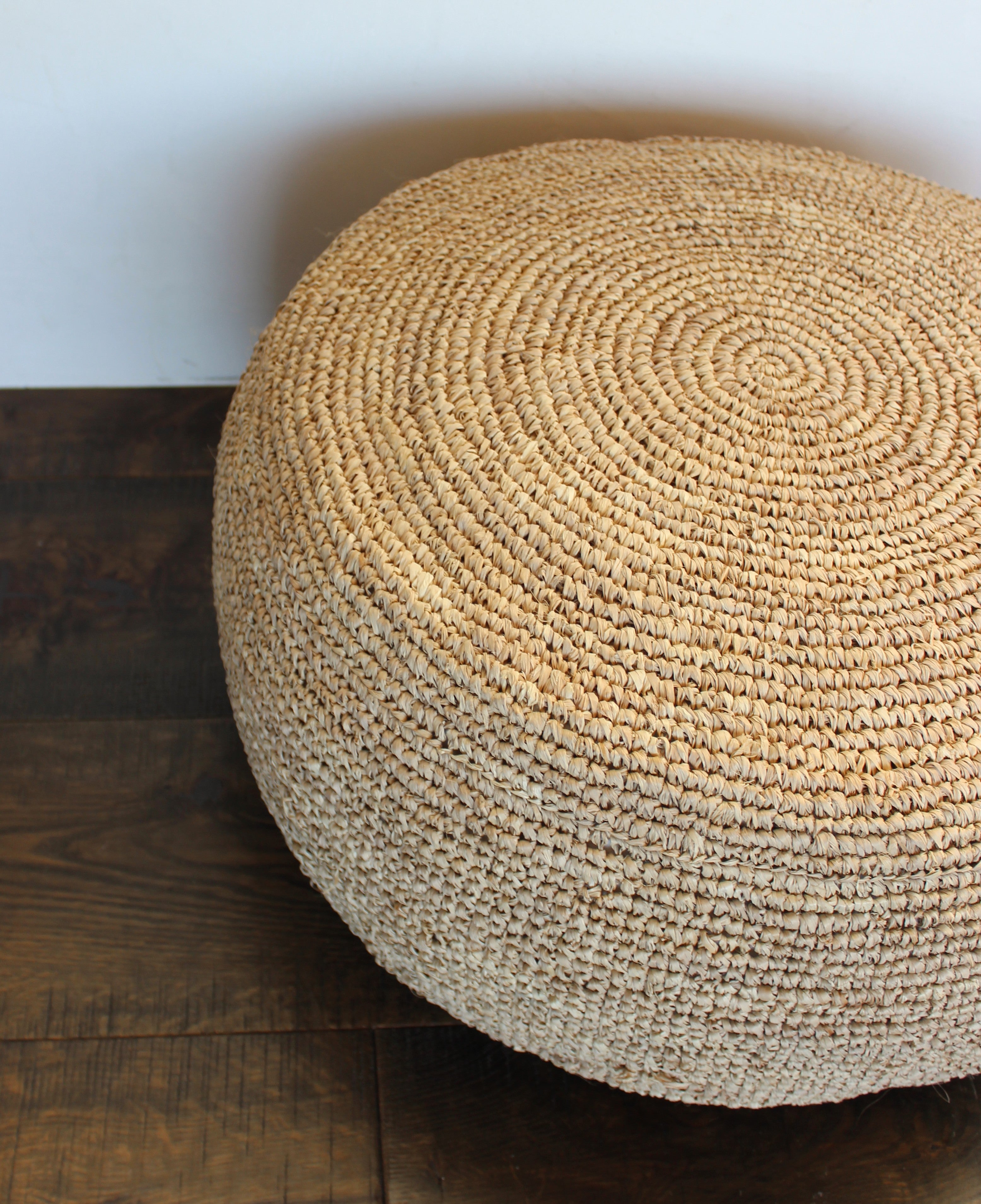 Natural Jute Pouf