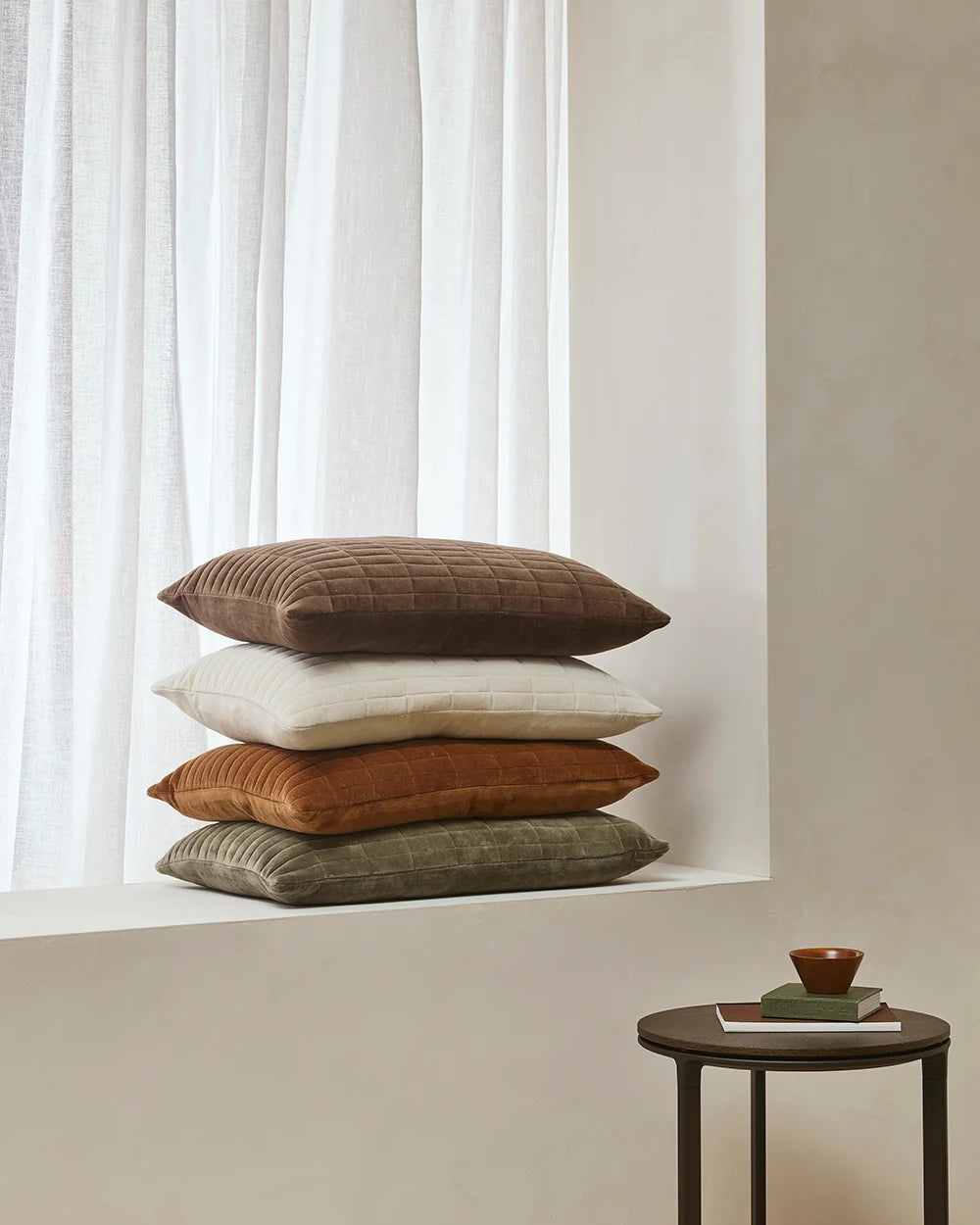 Turner Cushion in Chocolate